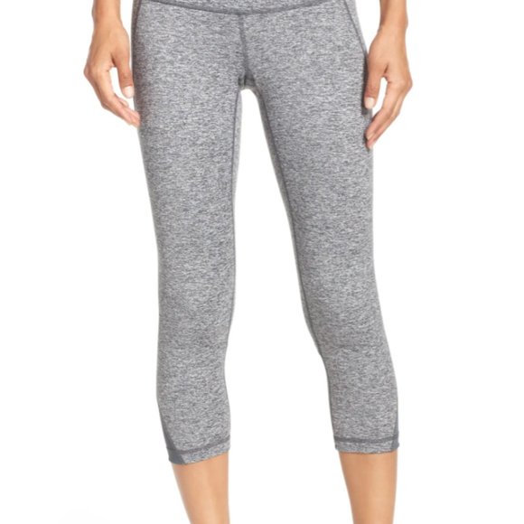 Zella Live In High Rise Crop Legging in Grey - Picture 2 of 5